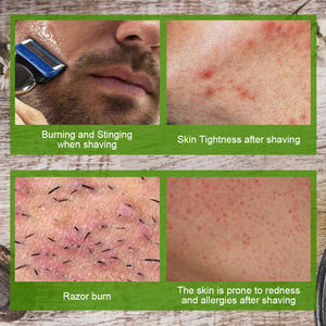 Ensemble de rouleaux de croissance de barbe de marque privée pour hommes 100% produits de baume à l'huile de barbe naturelle Kit de toilettage de barbe - Product Image 5