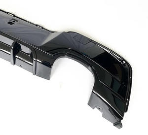 1 série 2012-2014 année F20 M135i mise à niveau MP Style diffuseur arrière avec Led pour F20 brillant mat noir pare-chocs lèvres voiture Auto pièces - Product Image 5