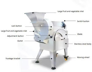 Máquina Cortadora de Verduras Industrial, Totalmente Automática, Eléctrica, <span class=keywords><strong>para</strong></span> Procesar Frutas, Verduras, Cebolla Verde y Jengibre - Product Image 6
