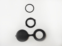 LYAN 22MM Metal USB2.0 Tipo-B Hembra a Hembra Conector de montaje en panel Directo de fábrica Impermeable Carcasa negra Metal USB-03-BK