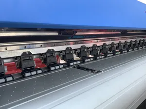 Impresora de pegatinas de vinilo de 1,8 m, 1440dpi, con dos cabezales para sublimación e impresión ecosolvente, inyección de tinta, gran descuento