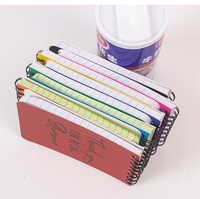 Carnet à spirales personnalisé A7 avec logo personnalisé, bloc-notes coloré, design personnalisé pour les fournitures scolaires et de bureau