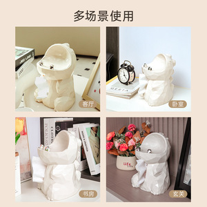 Tissue Box Dinosaur Shape Multi-Purpose Home Living Room Decorative Storage Organizer - Product Image 4