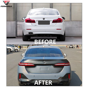 FW Body Kit fabbrica per <span class=keywords><strong>BMW</strong></span> serie 5 F10 F18 aggiornamento 2011-2017 G60 MT (taglio stile) griglia paraurti anteriore posteriore Spoiler gonna parafango - Product Image 5
