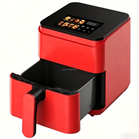 Friteuse à air numérique 4,0 L à prix réduit avec commande tactile intelligente 80-200 ° Cuisinière intelligente sans huile certifiée GS CE CB 1200W