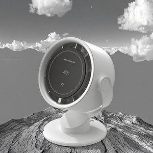 Ventilador de Escritorio Portátil de Plástico en Oferta, 90 °   Batería de Alta Capacidad con Rotación para Camping, Coche, Hotel, Escuela y Uso en Exteriores - Product Image 3
