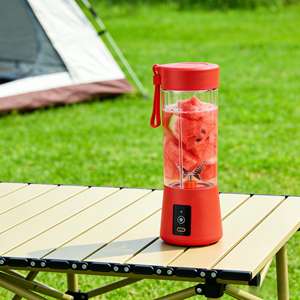 Licuadora Portátil de 380 ml, Bajo Ruido, Recargable por USB, Procesador de Alimentos para Bebés, Exprimidor para Uso en Casa, Viajes, Auto y Autocaravana - Product Image 1