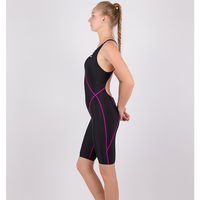 Maillots de bain de compétition personnalisés pour femmes, une pièce, tissu doux pour la peau, haute élasticité, vêtements de natation fitness