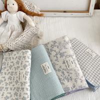 Nouvelle couverture d'emmaillotage en mousseline 100% coton imprimée 90*110cm pour bébé, serviette de bain et de plage réversible, couverture de poussette et de berceau