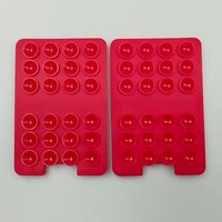 Nouveau design 2026 – Support de carte de crédit/identité en silicone à ventouse – Accessoire de téléphone portable – Étui pour carte mobile