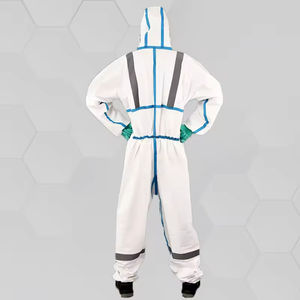 Overoles de protección química reflectantes de alta visibilidad Overoles de protección <span class=keywords><strong>contra</strong></span> radiación <span class=keywords><strong>nuclear</strong></span> - Product Image 6