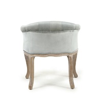 Chaise de loisirs de salon en velours gris doux, vente d'usine en chine