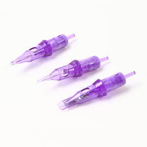 Aiguilles de <span class=keywords><strong>tatouage</strong></span> jetables à membrane RL RS 0.3MM Bugpin Cartouche d'aiguilles de maquillage permanent 3rl 7rl <span class=keywords><strong>9rl</strong></span> 20 pièces - Product Image 2