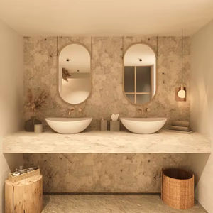 Diseño Interior de Salón de Uñas de Alta Gama, Estación Personalizada, Mostrador de Madera para Peluquería, Decoración Moderna para Salón de Belleza - Product Image 5