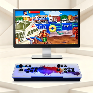 Console di Gioco Arcade Classica Retrò con Joystick <span class=keywords><strong>per</strong></span> TV a Schermo Grande, Macchina da Gioco All-in-One in Metallo <span class=keywords><strong>per</strong></span> Soggiorno - Product Image 3