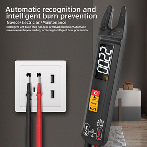 Pince ampèremétrique en U Bside 100A 600V AC/DC, détection de fil sous tension, usage professionnel - Product Image 4