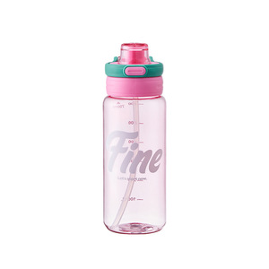Gourde d'eau pour étudiant avec poignée portable, verre à jus d'été, gobelet en plastique, bouteille d'eau de sport d'extérieur pour hommes et femmes - Product Image 5