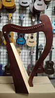 Instrument à cordes OEM élégant Harpe lyre 19 cordes en bois