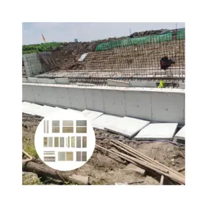 Encofrado de muro de contención de hormigón fundido in situ de ingeniería personalizada HFSY encofrado de plástico para pilares y muros