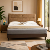 Ensembles de meubles de chambre à coucher modernes de luxe en bois massif de haute qualité pour appartements commerciaux et hôtels cinq étoiles