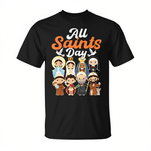 Camiseta del Día de Todos los Santos, diseño religioso católico, unisex, talla para adultos - Product Image 2