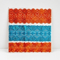 Dentelle brodée colorée, ruban de broderie DIY, garniture en dentelle africaine, bordure en dentelle à strass, dentelle en polyester pour la décoration