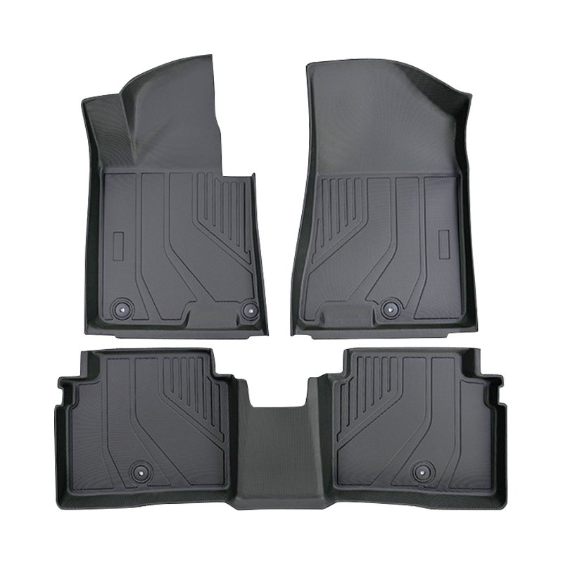 Black floor mat