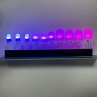 Diode LED 5mm GRBW, forme diffuse, couleur blanche naturelle, contrôle de la couleur, changement de couleur, couleur de rêve, DIP F5, trou traversant, 0,2W