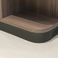 Ensemble de table de présentation imbriquée en bois pour boutique de vente au détail d'étagères à vêtements de mode pour boutique de vente au détail d'étagères pour vêtements
