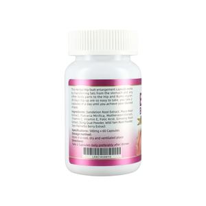 Suplemento de Alta Calidad para Aumentar y Reafirmar los Glúteos, Extracto Herbal, 60 Cápsulas - Product Image 3