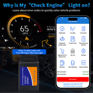USA Lager OBD2 Scanner V03H4 BLE4.0 Auto Unterstützt Anpassung Fehlercode-Lesegerät Universelles OBD <span class=keywords><strong>2</strong></span> Auto-Diagnosegerät - Product Image 6
