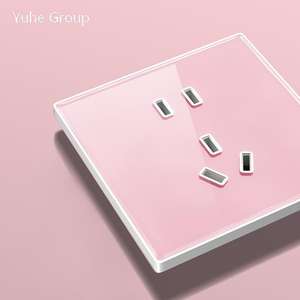 สวิตช์ติดผนังแบบสัมผัสกระจกนิรภัย 2 ช่อง 1 ทาง 86x86 มม. ทนทาน ติดตั้งง่าย สำหรับใช้ในห้องครัวและกริ่งประตู - Product Image 5