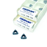 Plaquettes de tournage en carbure LDA DESKAR 11ER1.0ISO/16W/A60 11IR1.0ISO/16W/A60 pour machines-outils CNC
