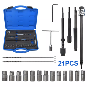 Kit de nettoyage et d'extraction de joints pour injecteurs <span class=keywords><strong>diesel</strong></span> 21X et outil de déboucheur de manchons - Product Image 4