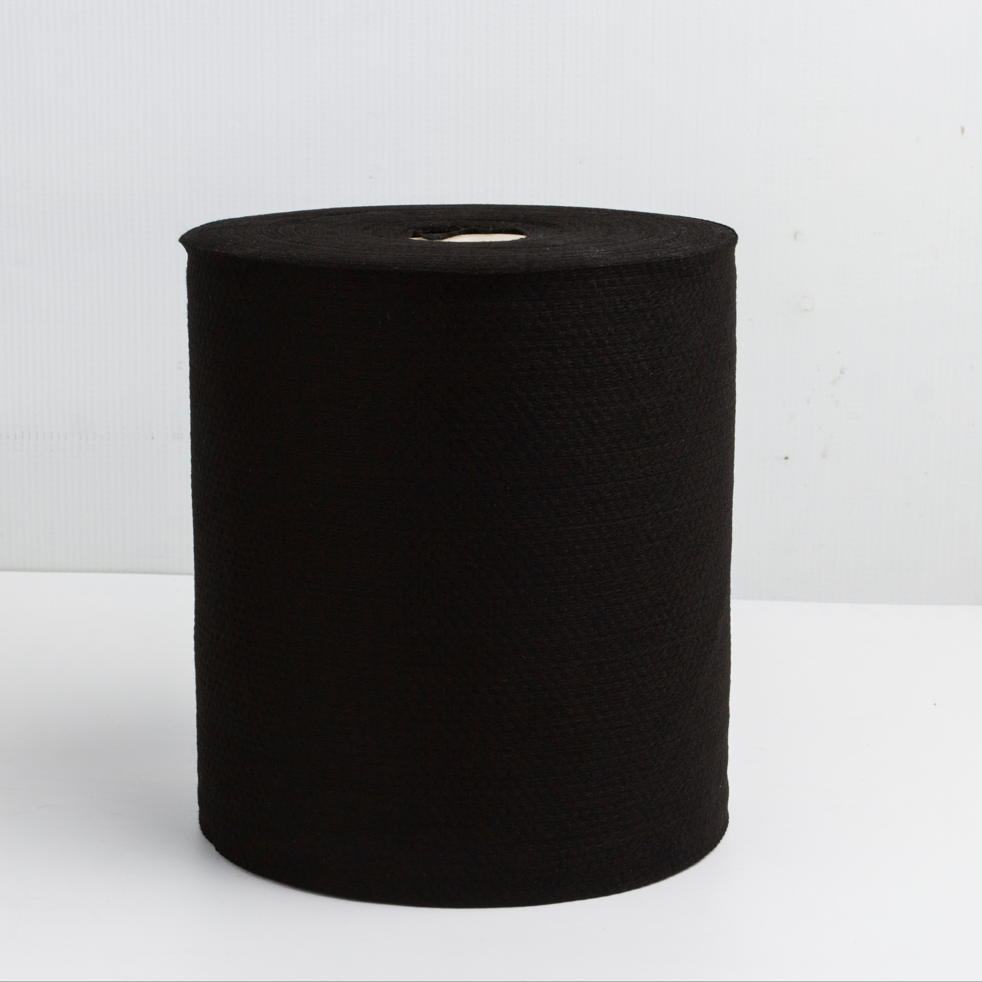 Black Bamboo Charcoal Fiber Embossed Spunlace Nonwoven Fabric Roll Lightweight for Makeup Remover Face Towel