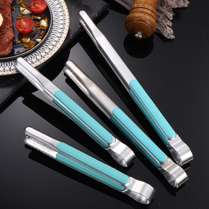 Pinzas para barbacoa de acero inoxidable, resistentes al calor, pinzas para alimentos de cocina, para asar, cocinar, herramientas para barbacoa - Product Image 1
