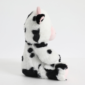Peluche Mucca Bianca e Nera Kawaii - Adorabile Design con Faccina Sorridente per il Comfort del Bambino - Product Image 5