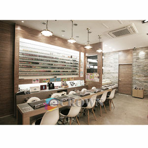 Modern Manicure Work Station Interior Shop Wall Mounted Nail <strong>Beauty</strong> Kiosk Cabinet HQ <strong>Nailer</strong> for Nail ODM OEM - Product Image 1