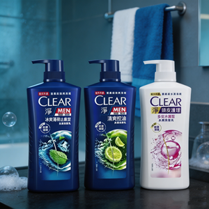 Shampooing rafraîchissant pour hommes Clear Men, parfum menthe glacée, nettoyage en profondeur du cuir chevelu gras, élimine les pellicules, soulage les démangeaisons - Product Image 4