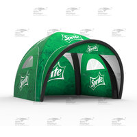 Décoration extérieure Gazebo hermétique publicité tente dôme X forme Camping tente gonflable camping-car remorque luna tentes