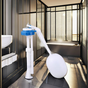 Accesorio de inodoro de plástico, válvula de llenado de gallo de bola de <span class=keywords><strong>cisterna</strong></span>, válvula de entrada inferior, accesorio de tanque - Product Image 2