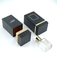 Boîte de parfum vide de luxe en carton avec conception de logo personnalisé OEM emballage avec base et couvercle