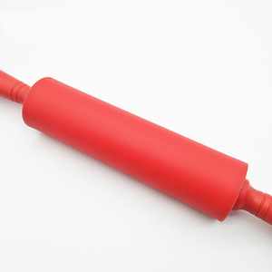 30 Cm Không Dính Đầy Màu Sắc Silicone Pastry Dough Cán <span class=keywords><strong>Pin</strong></span> Với Tay Cầm Bằng Nhựa Để Nướng - Product Image 4