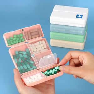 SUNSHING AM PM settimanale organizzatore di pillole per 7 giorni settimanale scatola di pillole Organizer scatola di pillole per scatola di vitamine - Product Image 5