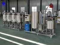 Machine de brassage de bière tout-en-un à pression contrôlée de 100 L, système de micro-brasserie pour petits pubs et restaurants