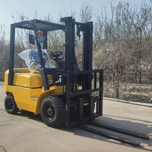 重量挙げ機械Cpcd15 1.5トンの連結式ディーゼルフォークリフトオフロードフォークリフト - Product Image 5