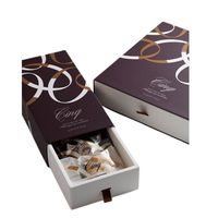 Boîte d'emballage de Dessert occidentale imprimée personnalisée de haute qualité, boîte d'emballage de tarte aux œufs, boîte de tiroir d'emballage de chocolat, nourriture