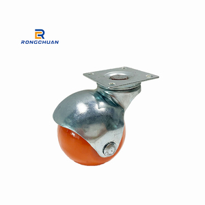 कुंडा पीपी यूनिवर्सल कार्यालय कुर्सी कैस्टर आपूर्तिकर्ता अंगूठी स्टेम फर्नीचर सोफे के लिए 50mm नायलॉन गेंद कॉस्टर पहिया अरंडी - Product Image 3