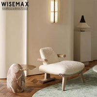 WISEMAX FURNITURE Usine Table basse ronde de haute qualité avec plateau en verre, plateau en métal, table d'appoint de luxe en pierre de marbre naturel