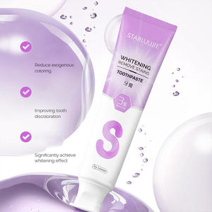 Pasta Dental Blanqueadora <span class=keywords><strong>de</strong></span> Alta Calidad al por Mayor, OEM, Elimina Manchas, Aliento Fresco, Sabor Limón Helado, <span class=keywords><strong>Sin</strong></span> Flúor - Product Image 2